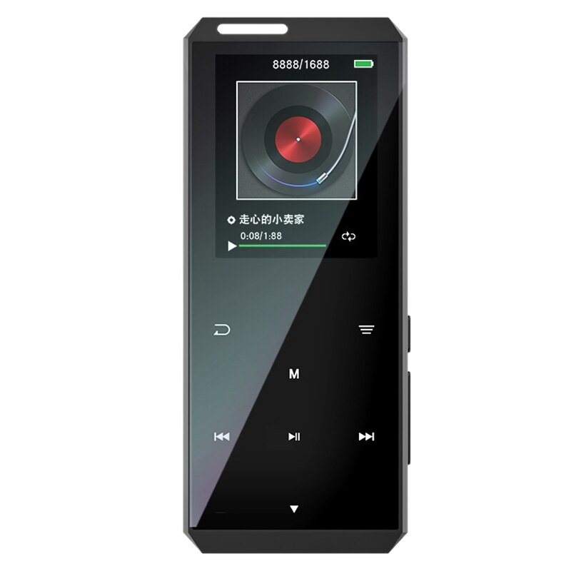 -Music Player Zinc Alloy Nondestructive Student Learning Bluetooth Sports MP3 / MP4 Mini Player Press Sn Control: Default Title