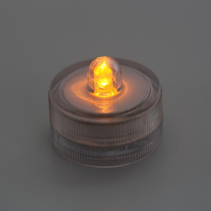 Liten cylinder eko cylinder tillbehör mikro landskap lampa led ljus akvarium led belysning fisk tank ljus: Gul