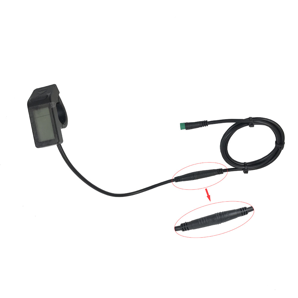 50CM 5Pin Männlich Zu Weiblich E-bike Verlängerung Kabel Grün Stecker Für Elektrische Fahrrad Bafang Display Verlängerung Kabel wasserdicht