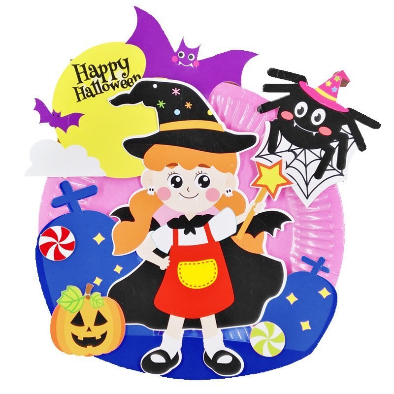 24 Models 3D Handmade Toys DIY Paper Plate Sticker Material EVA Sticker Kids Kindergarten Art Craft Educational Children Toys