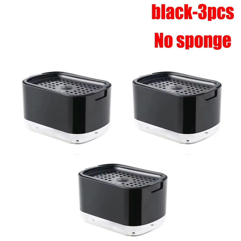 Keittiön pesuaine saippua-annostelija käsien desinfiointiaine annostelija suuri kapasiteetti keittiötarvikkeet pesuallas astianpesu vaahto teline koti: Ruusu-