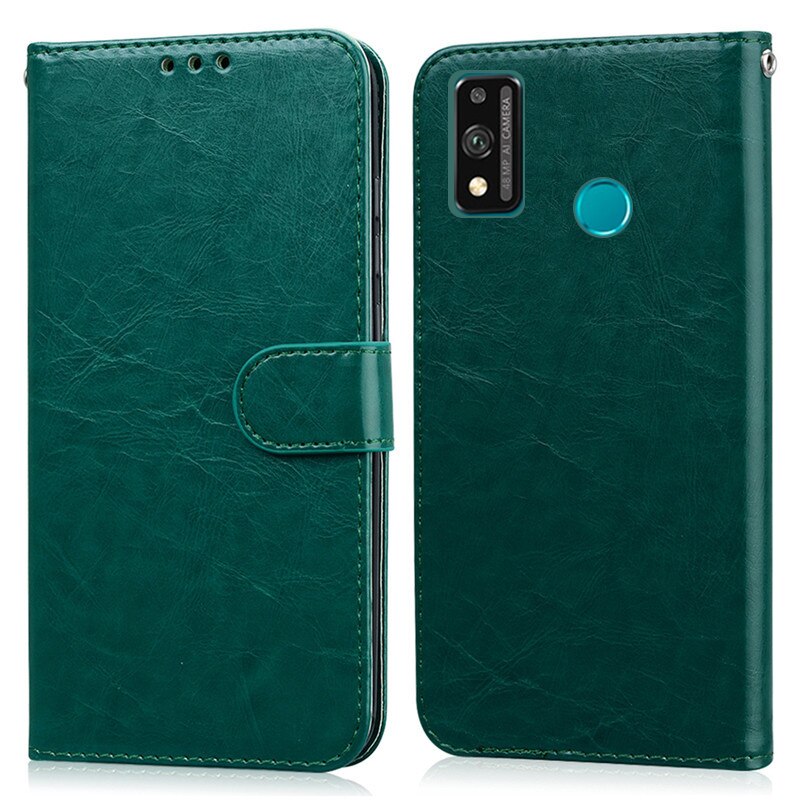 Leder fallen Für Huawei Ehre 9X Lite fallen Brieftasche kippen Telefon fallen Für Honor 9X Lite Ehre 9XLite JSN-L21 JSN-L22 JSN-L23 Abdeckung: dunkel Grün