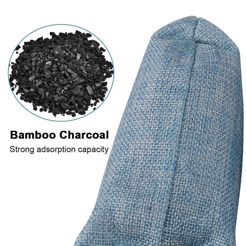 2 Pcs Bamboo Charcoal Bags Shoe Stoppers Expansion Deodorant Package Air Purification Bag