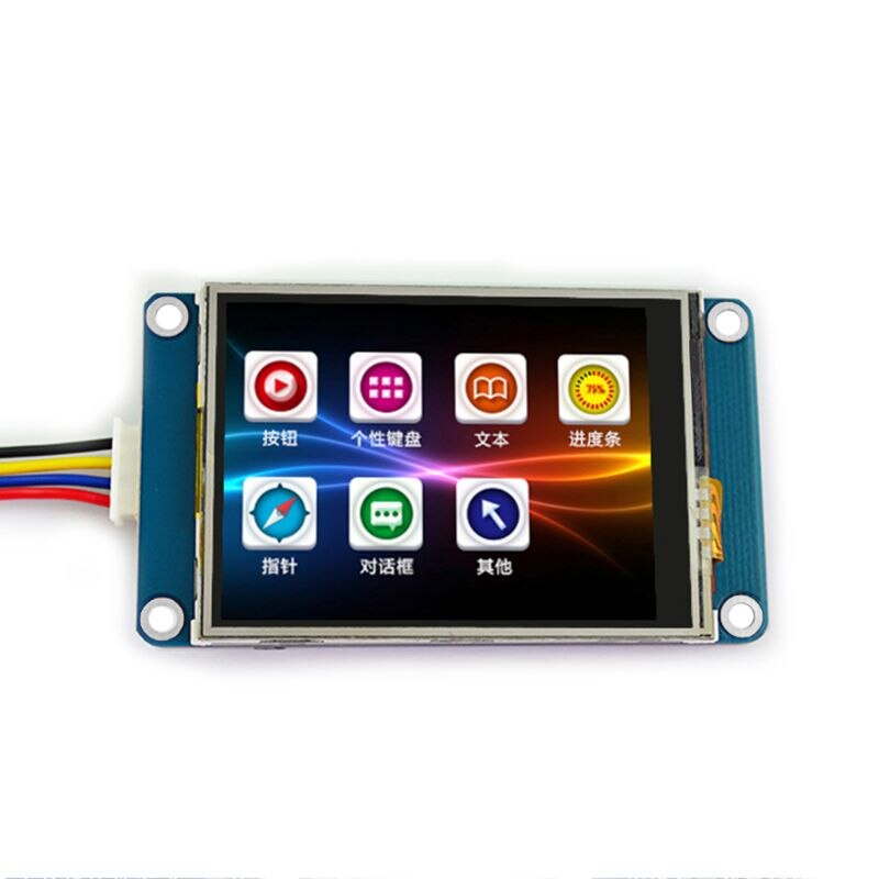 Módulo de lámpara inteligente con pantalla táctil de 2,4 "UART HMI 320x240 pantalla LCD para soporte TFT