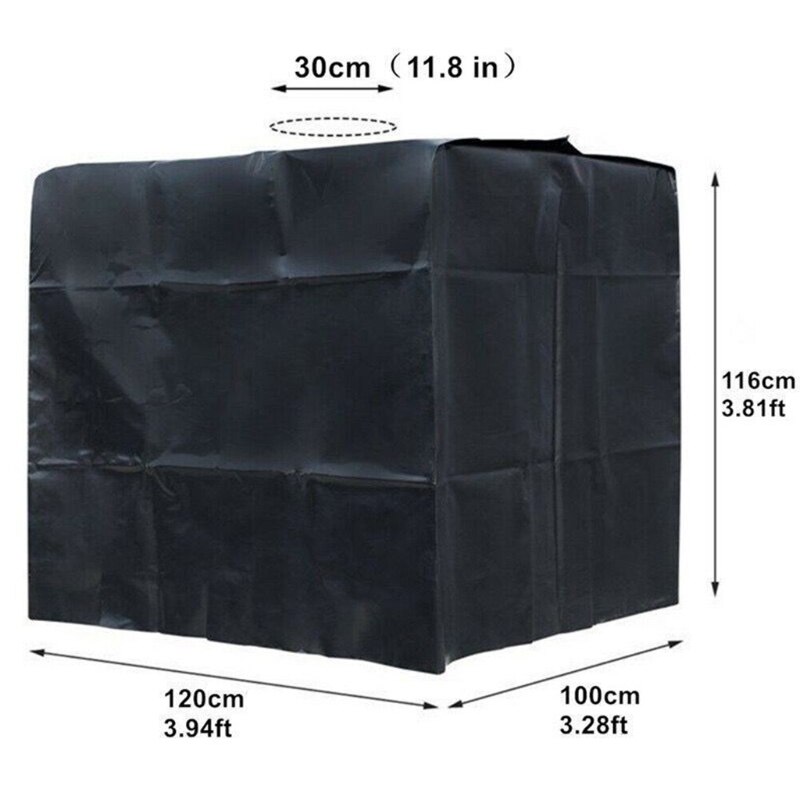 IBC Container Cover Protective Hood Protection 1000l Rain Water Tank Cover H55A