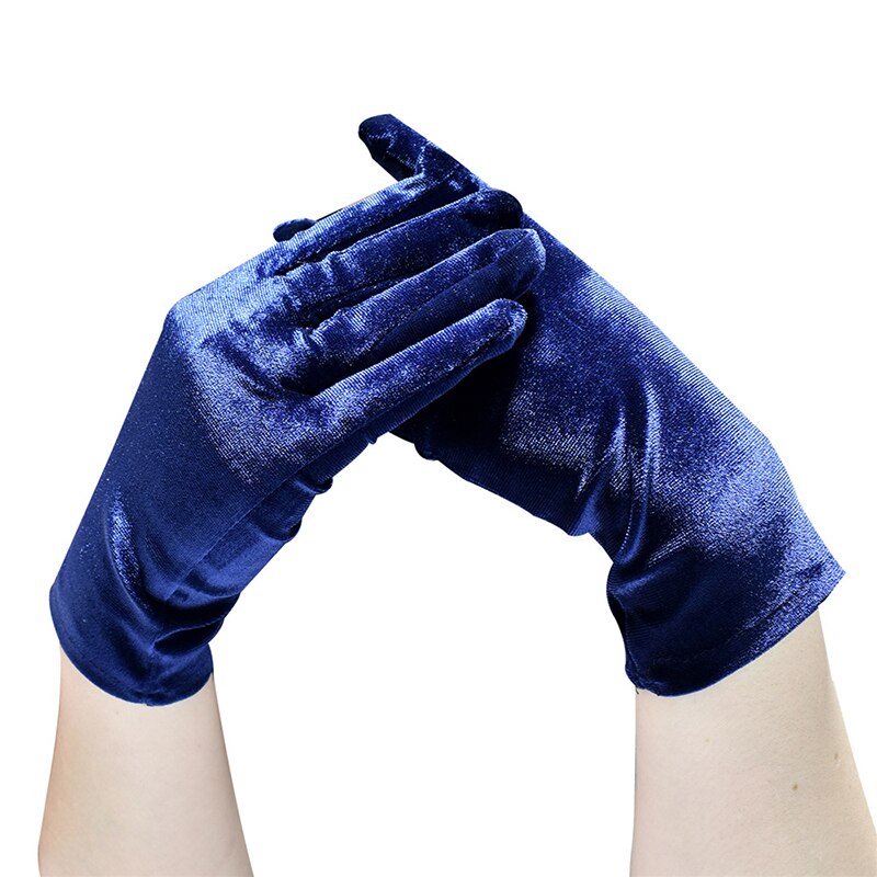 Guantes de terciopelo dorados para mujer y niña, guante cálido para dedos, coloridos, más estilos, accesorios de ropa