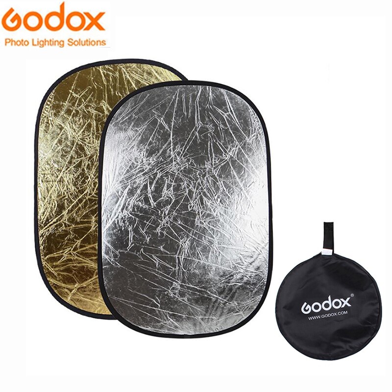 Disque réflecteur de lumière pliable 2 en 1, Flash rond 90x120CM pour Studio Photo, argent ou or, ,
