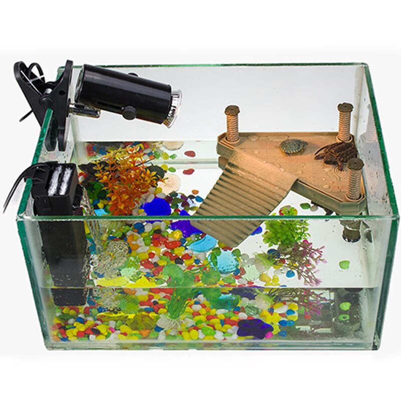 Akvarium ornament reptil sköldpadda groda pir flytande basking plattform akvarium tank dekor amfibie fritidsbord