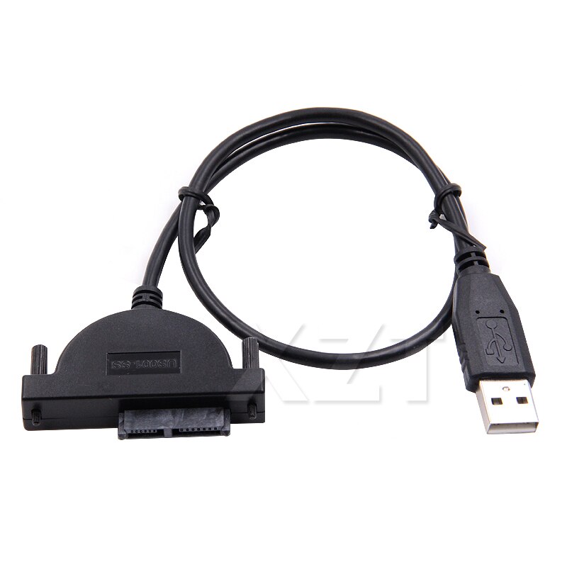 Usb 2.0 Sata Ii 7 + 6 13Pin Kabel Sata Naar Usb Adapter Schroeven Steady Stijl Data Transfer Voor Laptop cd/Dvd Rom Slimline Drive
