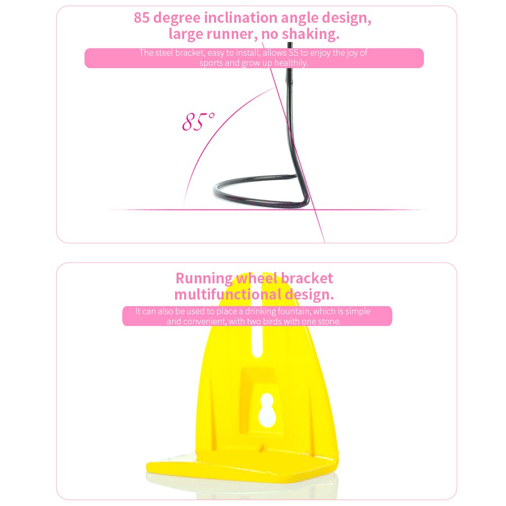 Exercise Wheel Toy For Hamsters Hamster Wheel Sturdy Hamster Exercise Wheel Silent Pet Jogging Silent Hamster Wheel