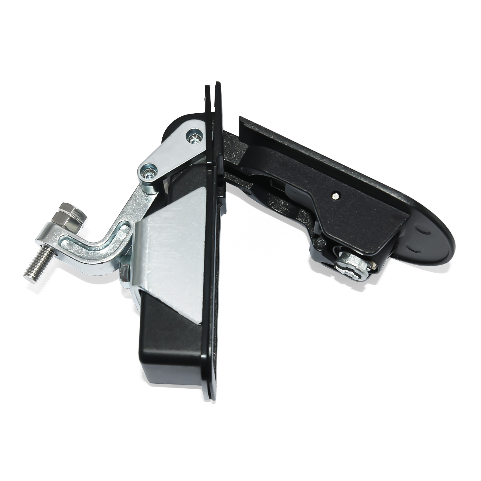 1/2/3/4PCS Compression Black Flush Mount Push Locks Latch Tool Box Camper Trailer Aluminium Locking Industrial Cabinet Plane