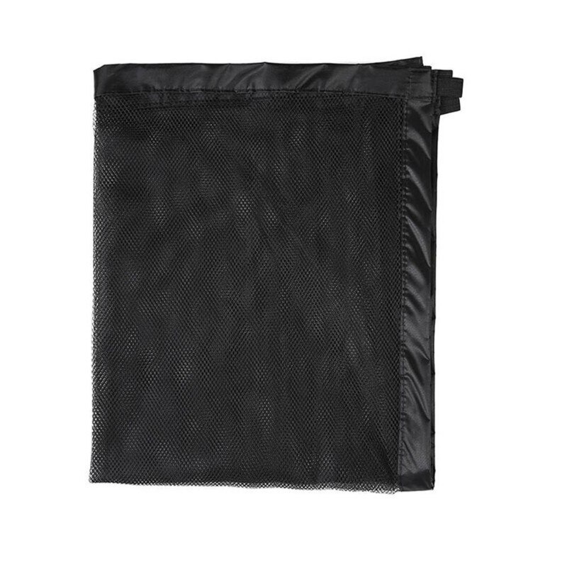 Foldable Breathable Pet Dog Barrier Fences Portable Mesh Dog Pet Separation Guard Isolated Fence Pet Safety Fence l: Black / L