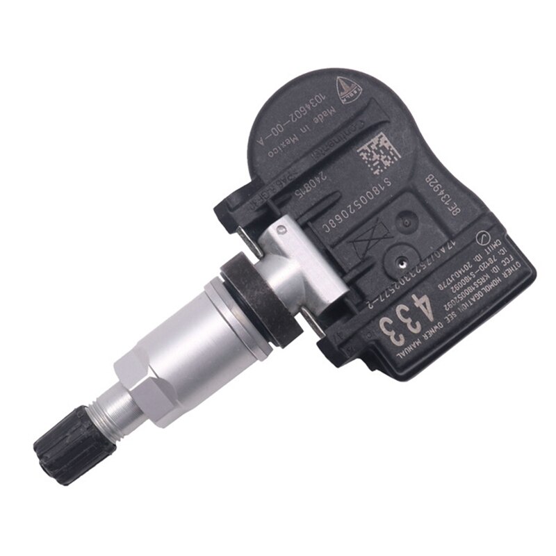 4 stuks voor  -2023 tesla-modellen  x 43hz tpms-sensoren bandenspanningssensoren 1034602-00- c