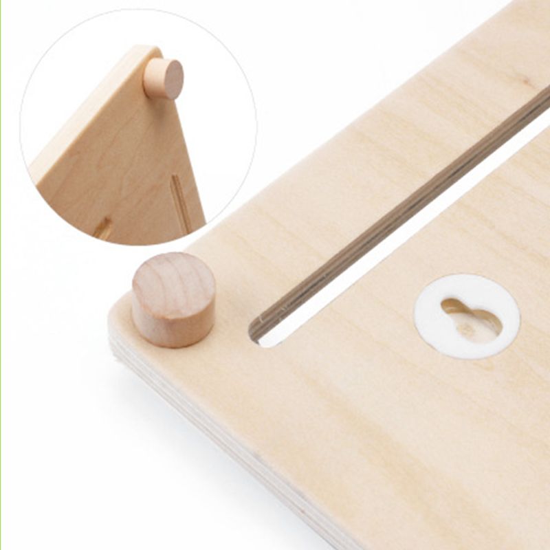 Holz Uhr Kognitiven Kalender Uhr Pädagogisches Lehrmittel Holz freundlicher FrüHenne Lernen Vorschule Uhr