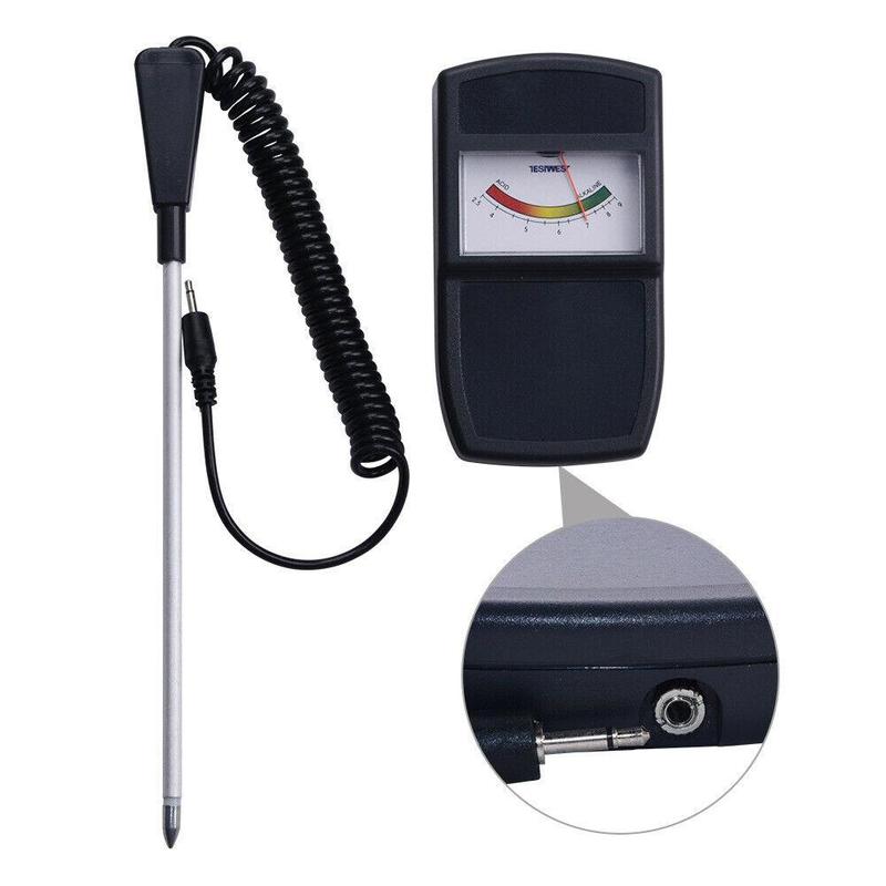 Black soil portable garden soil pH meter tester soil acidity tester 2.5-9 PH value