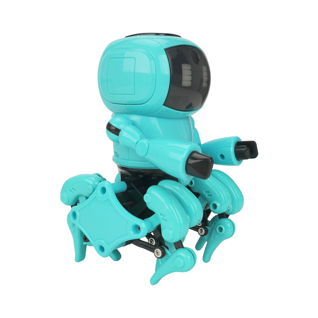 Diy little eight robot assemblage slimme volgrobot infrarood obstakelvermijding gebaardetectie speelgoed voor kinderen vroegschoolse educatie speelgoed