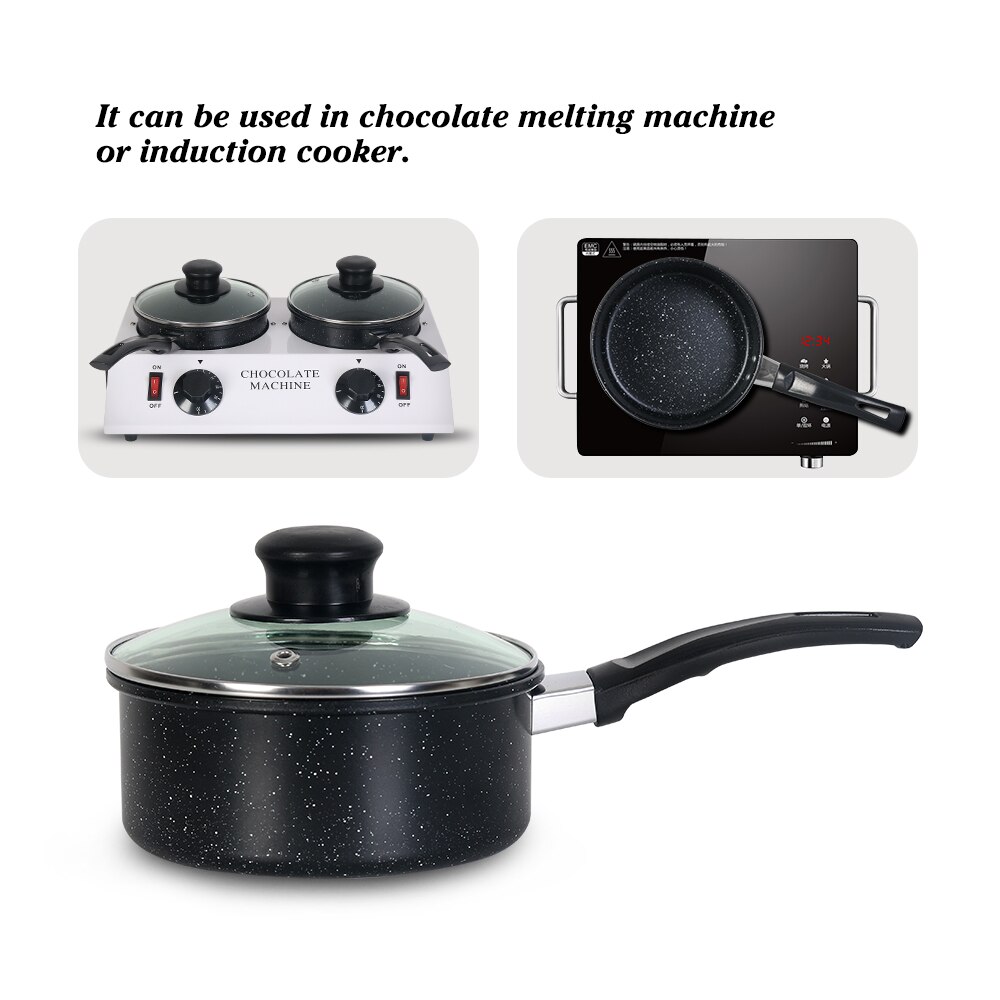 ITOP 1 Pcs Melting Pot For Electric Chocolate Cheese Melting Machine Non-Stick Pot Tempering Cylinder Melter Pan