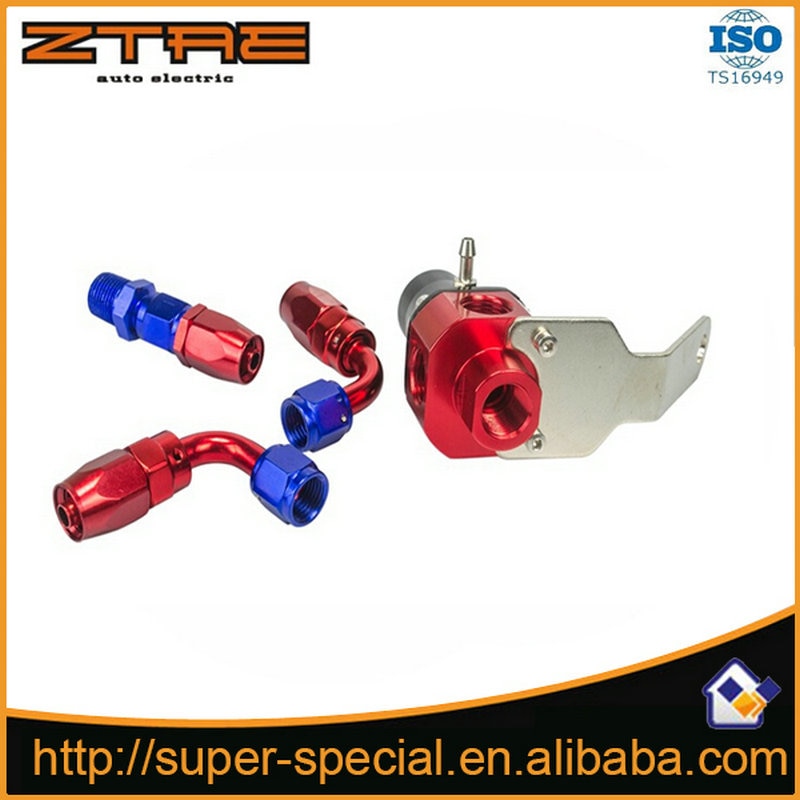 Universal rubber hose Fuel Pressure Regulator Fit for Universal Bypass 3-65 psi Fuel System 13301
