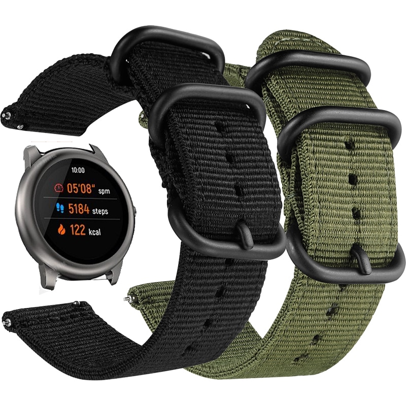 Nylon Sport Band Voor Haylou Solar LS05 Smart Horloge Pols Ademend Riem Voor Xiaomi Horloge Kleur Horlogeband