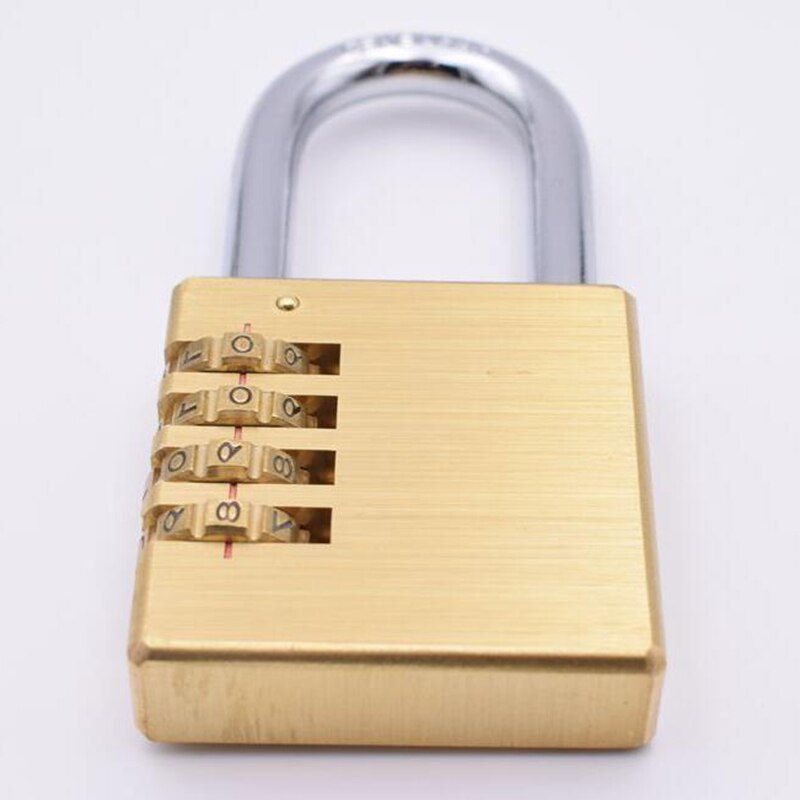 Locker Room Padlock Solid Brass Lock Digital Password Cabinet Door Drawer Lock