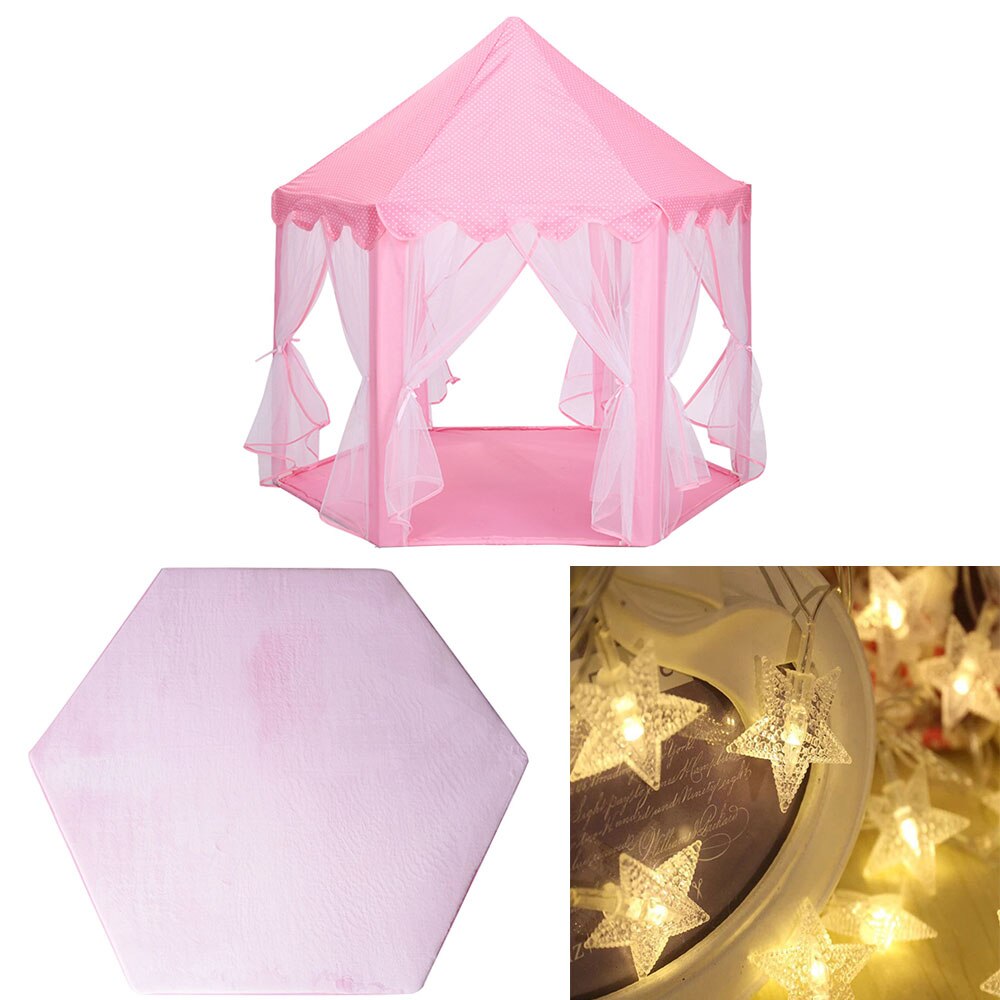 Portable Children's Tent Toy Princess Castle Play Tent Baby kids Boy Girl Activity Fairy House Playhouse Outdoor Indoor Tents