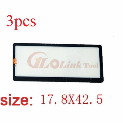 Accessories digital caliper. Vernier caliper chip battery cover display screen electronic screen battery cover: 3pcs big Glass sheet