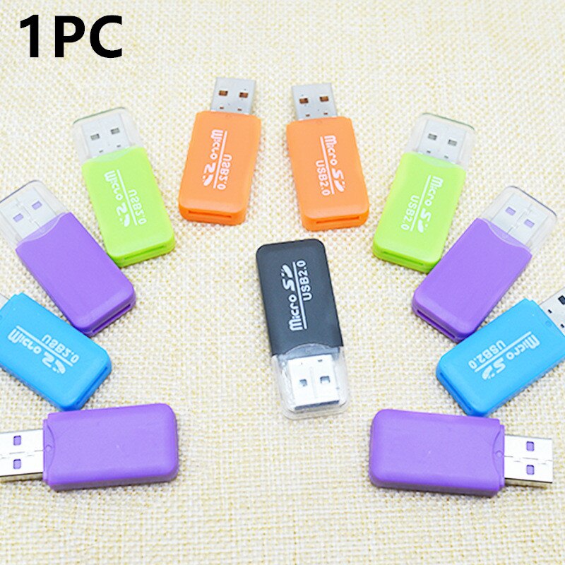 Neue Kartenleser USB 2,0 Typ C Zu SD Mikro SD TF Adapter Für Laptop Zubehör OTG Clever Erinnerung Karte Leser Interne Lagerung: Default Title