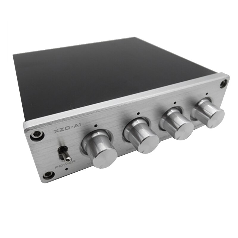 Commutateur HIFI sans perte 1 entrée 4 sorties RCA HUB Audio, sélecteur de Signal, commutateur de Source, amplificateur de Volume,: Argent