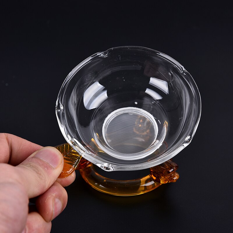 Colador de té de vidrio para infusiones, filtro kungfú chino, accesorios para tetera, herramientas de té