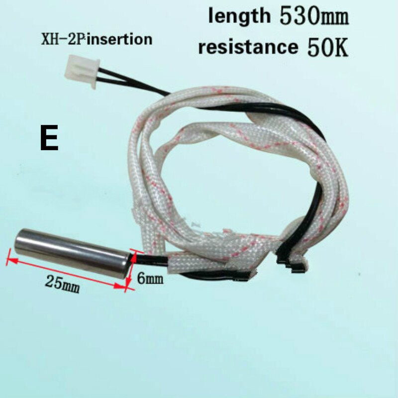 10K 50K 100K water heater Temperature Sensor Instant temperature control probe Cylindrical