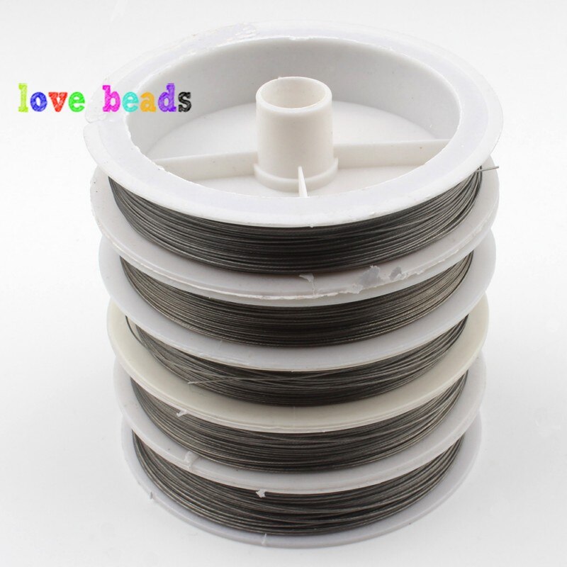 Staal Kleur Tone Kralen Draad 0.3/0.38/0.45 Mm Gecoat Roestvrij Stalen Koord Lijn Handgemaakte Diy Voor Sieraden maken Vinden Armband: 0.8mm Length 10m
