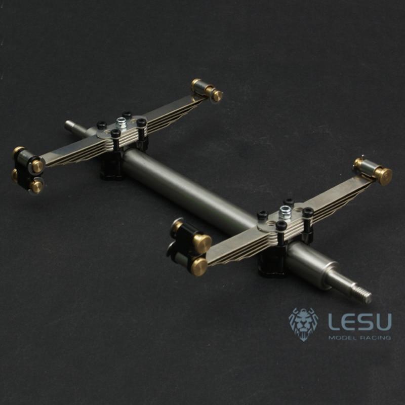 Metal Suspension with Axle for 1/14 LESU TAMIYA RC Trailer Truck Scale Model