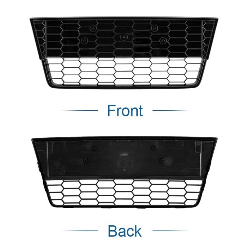 Bil honeycomb mesh front lavere center grill til ford focus s/se