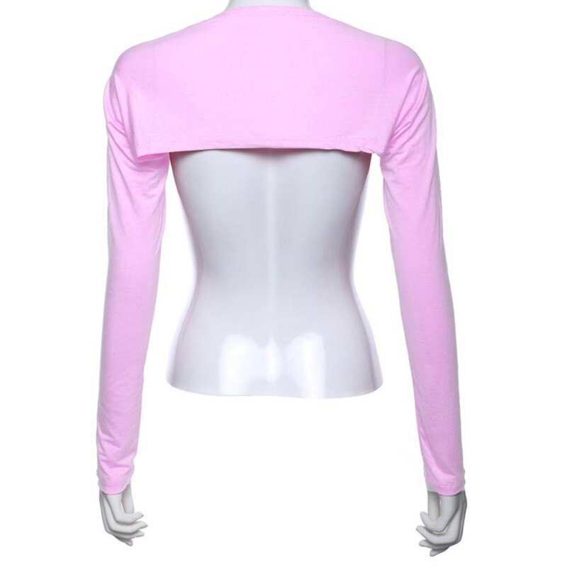 Stijlvolle Vrouwen Hijab Moslim Een Stuk Mouwen Arm Cover Bolero Bolero Hayaa 20 Kleuren Arm Warmers vrouwen tops: Roze