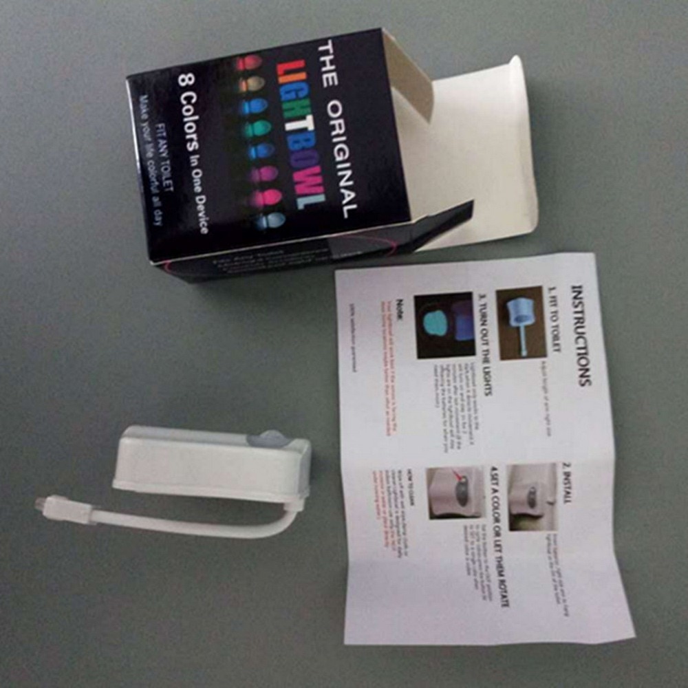 Sensor Wc Licht PIR Sensor 8 Farben Wc Sitz Automatische RGB Nacht Licht Hintergrundbeleuchtung Wasserdicht LED Luminaria Lampe