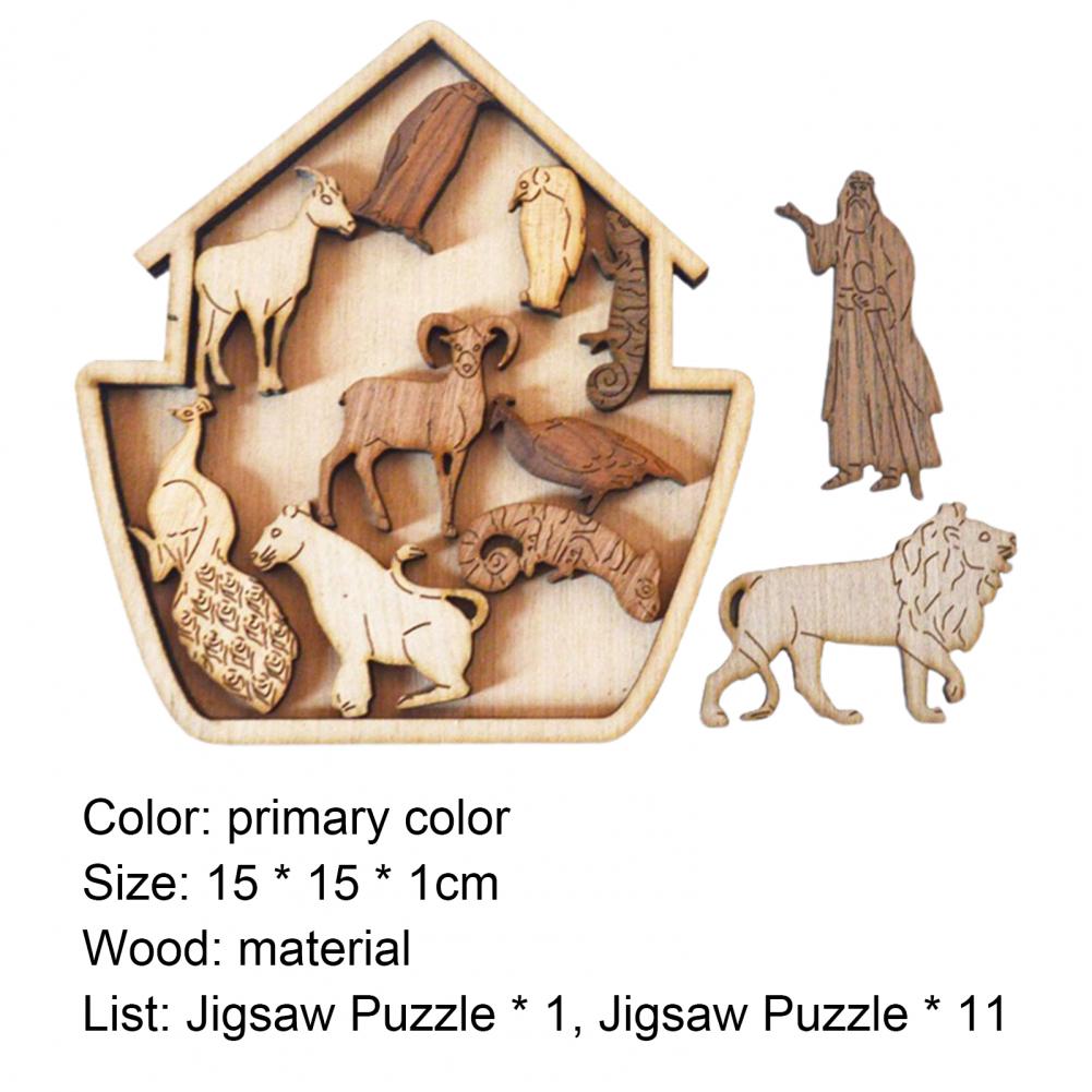 1 Set Art Puzzel Creatieve Ontwikkelen Probleemoplossende Vermogen Houten Kinderen Puzzel Educatief Speelgoed Jigsaw Voor