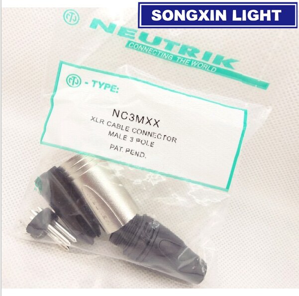20Pcs/lot NEUTR1K 10 PCS NC3MXX & 10 PCS NC3FXX Male and female A set 3 Pin XLR Connector with!