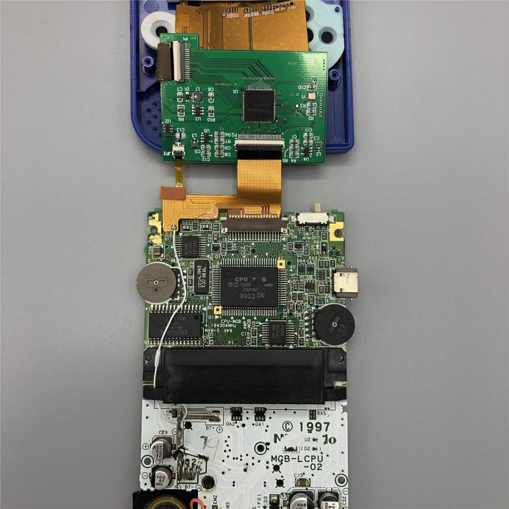 Facile à installer 2.6 "taille d'origine IPS haute luminosité écran LCD est adapté pour Nintendo Gameboy poche GBP