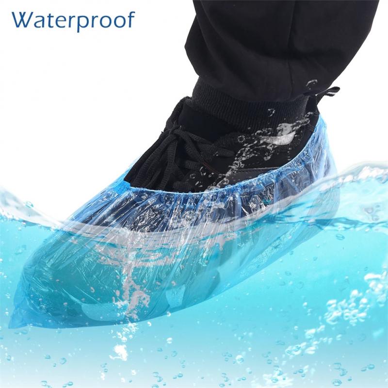 100Pcs Shoe Covers Disposable Hygienic Boot Cover For Household Construction Workplace Indoor Carpet Floor Protection Dust Cover