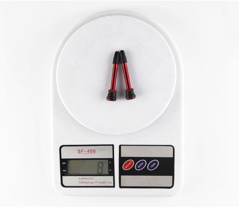 Kleppen Voor Fiets Tubeless Presta Ventiel 58mm Aluminium Geen Buizen Bike Frans Ventiel Adapter Fiets Ventiel core Cap