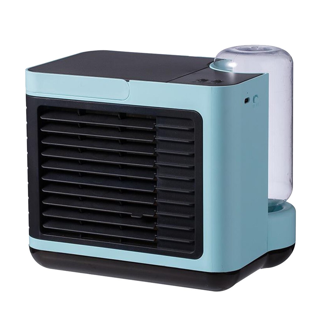 Portable Air Cooler Ice Water Humidifier 3 Speeds with 390ml Water Tank for Home Office