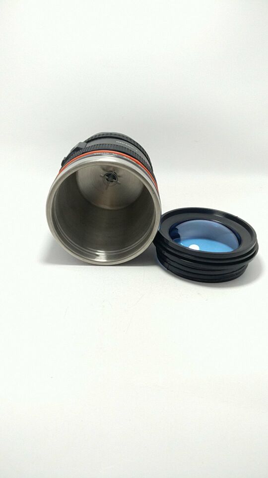 Camera Lens Shape self stirring Coffee Cup Tea Travel Mug Stainless Steel Vacuum Flasks Can be charged