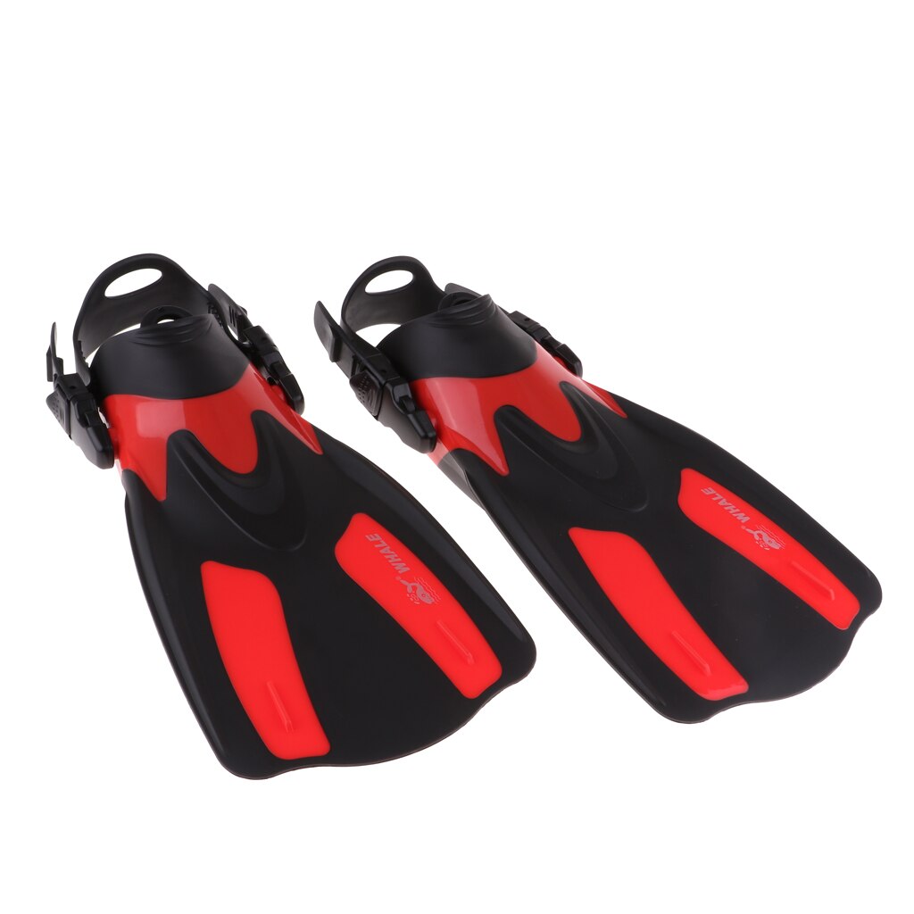 Open-Heel Foot Flippers Well-Balanced Diving Fins Flippers for Travelling Scuba Dive Swimming Practice Training