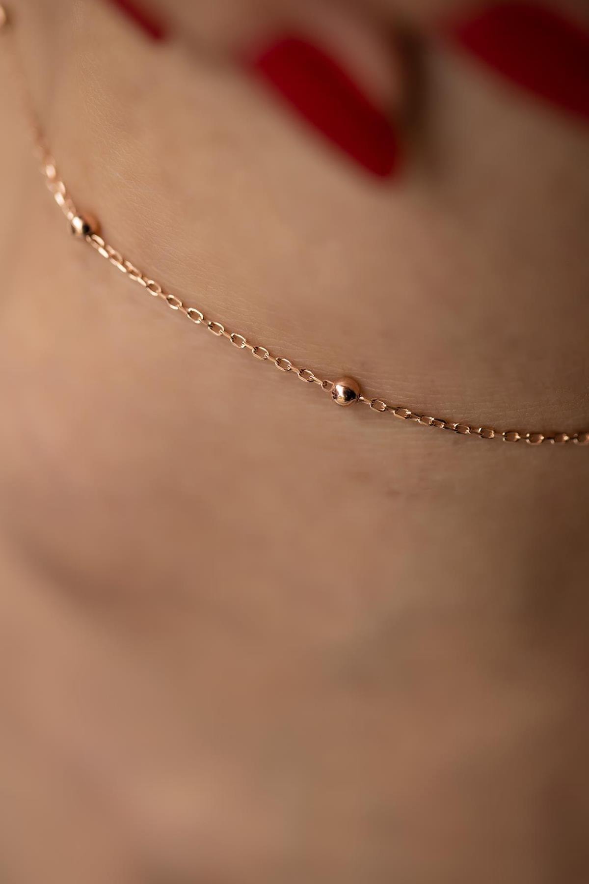 Bulk-kette modell rose plattiertes silber fußkettchen 100%  original