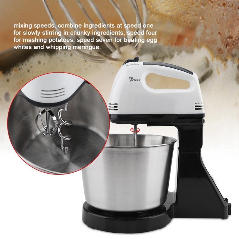 230v Electric Household chef machine stand food mixer 7 speed cooking mixer, egg beater, dough mixer machine commerc