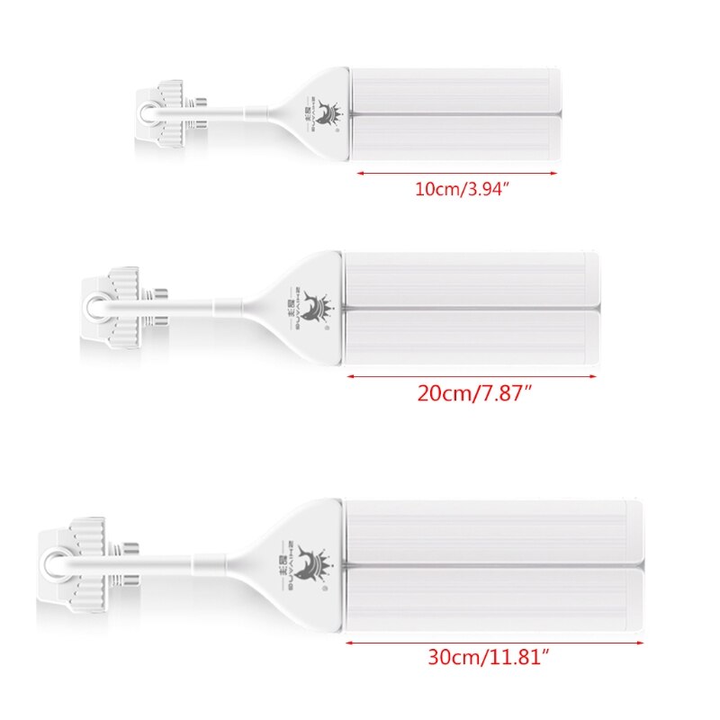 Adjustable Fish Tank Four-Row Light LED Aquarium Clip-on Lighting Lamp 100V-240V