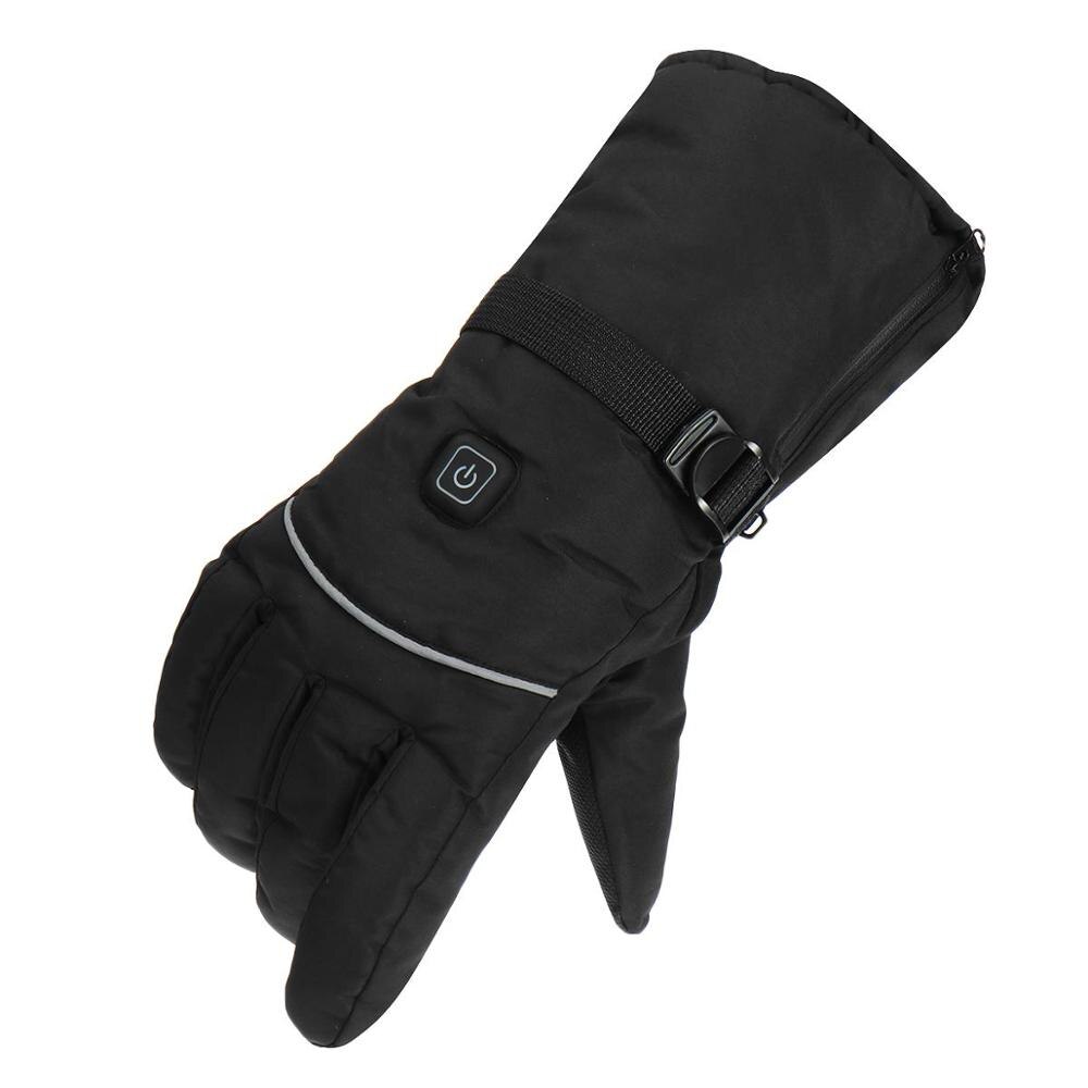 Winter USB Hand Warmer Electric Thermal Gloves Waterproof Heated Gloves Battery Powered For Motorcycle Ski Gloves