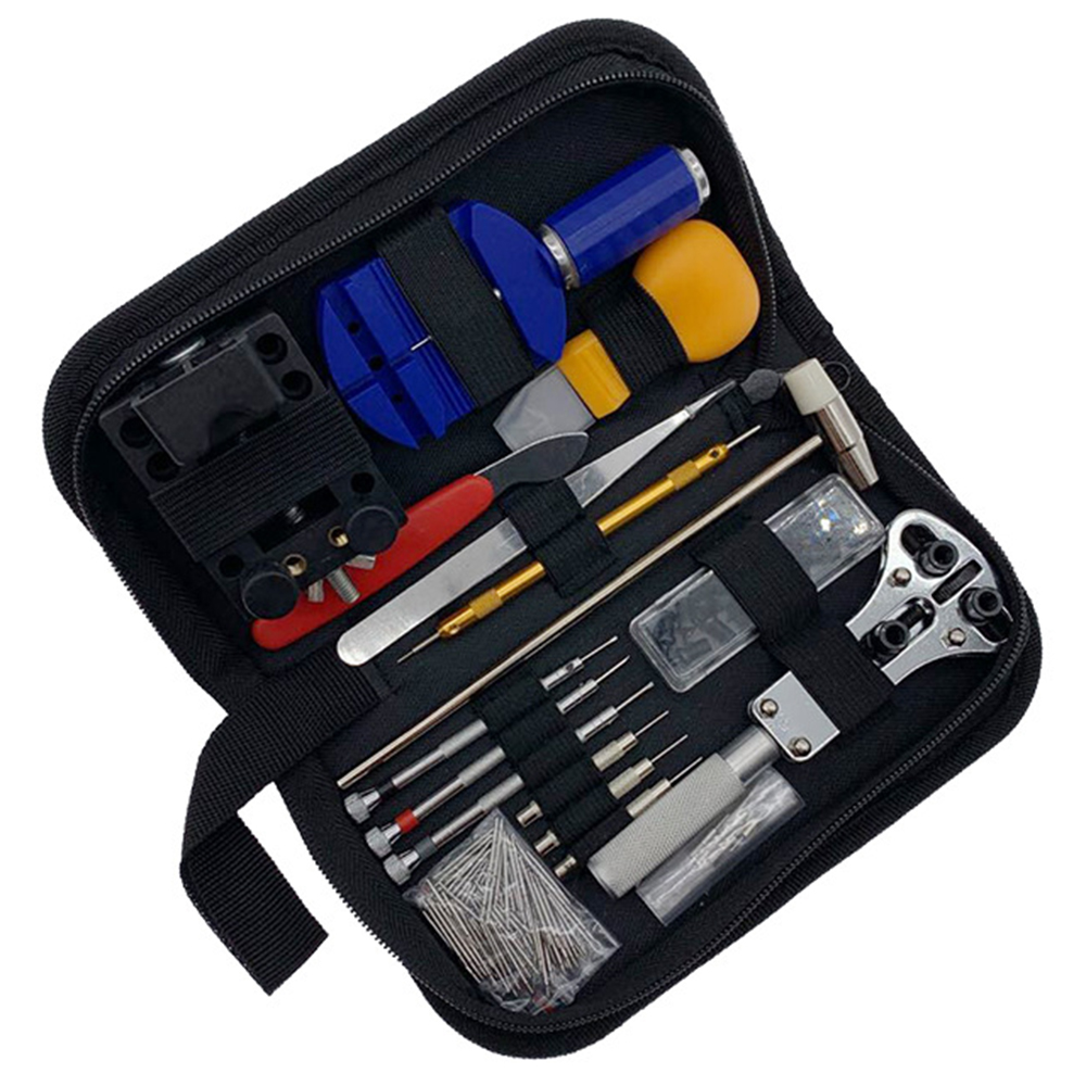 147pcs/set Watch Repair Tool Kit Watch Case Opener Link Remover Screwdriver Repair Tools Kit Watchmaker Tools