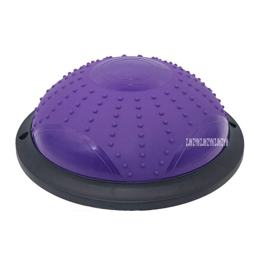 Half Balance Ball - 46cm PVC Bosu Ball - Half Fitness Ball for Yoga, Balance Training