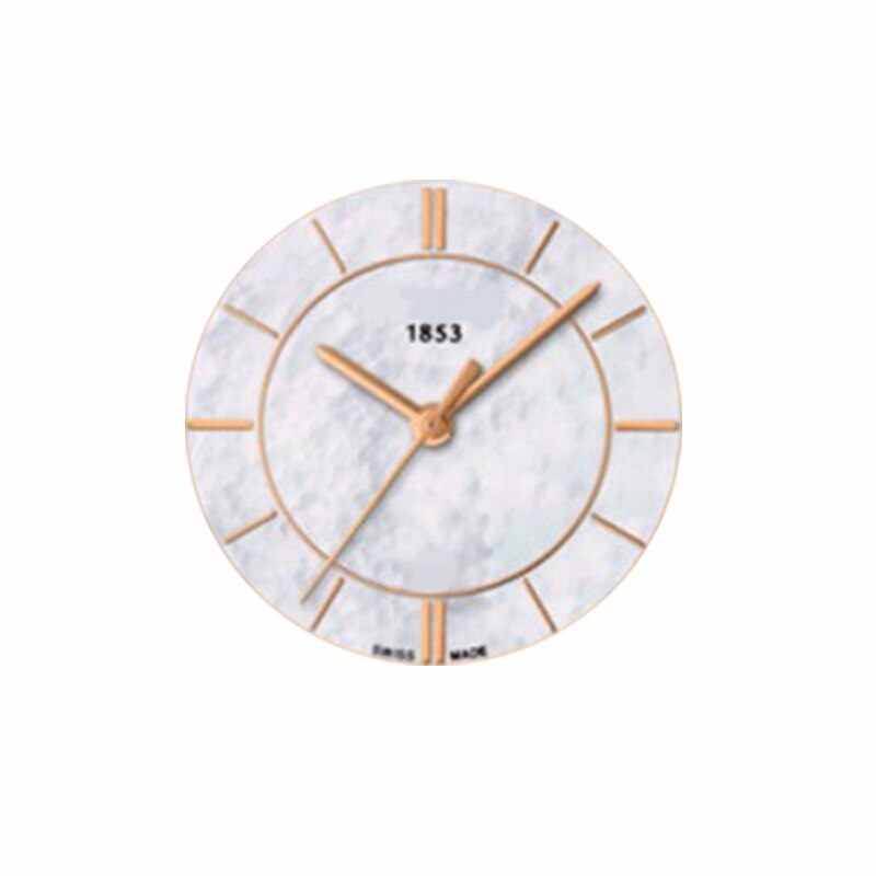 22.8Mm Wijzerplaat Voor T094210A Vrouwen Quartz T094 Horloge Tekst Horloge Accessoires T094210 Reparatie Onderdelen Voor F03.111 Beweging: Rose gold hands